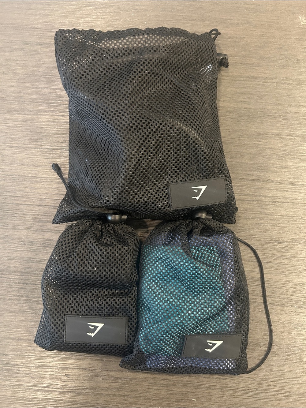 Gymshark Black Mesh workout gear